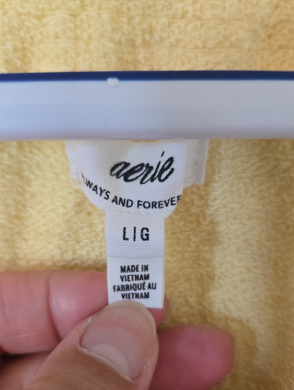 Aerie | Butter Yellow Easy Street Sweatshirt Size Large - Picture 9 of 10